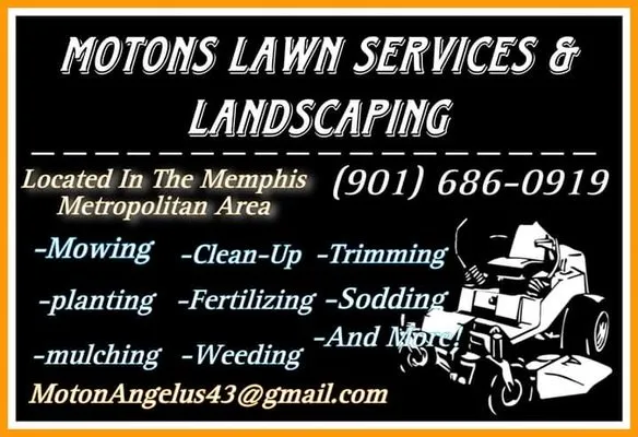 Motons Lawn Services & Landscaping Logo