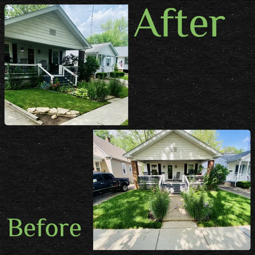 Custom yard cleanup service in Springfield, IL by Motor Mouth Mowing