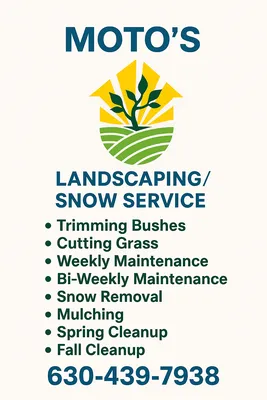 Motos Landscaping & Snow Service Logo