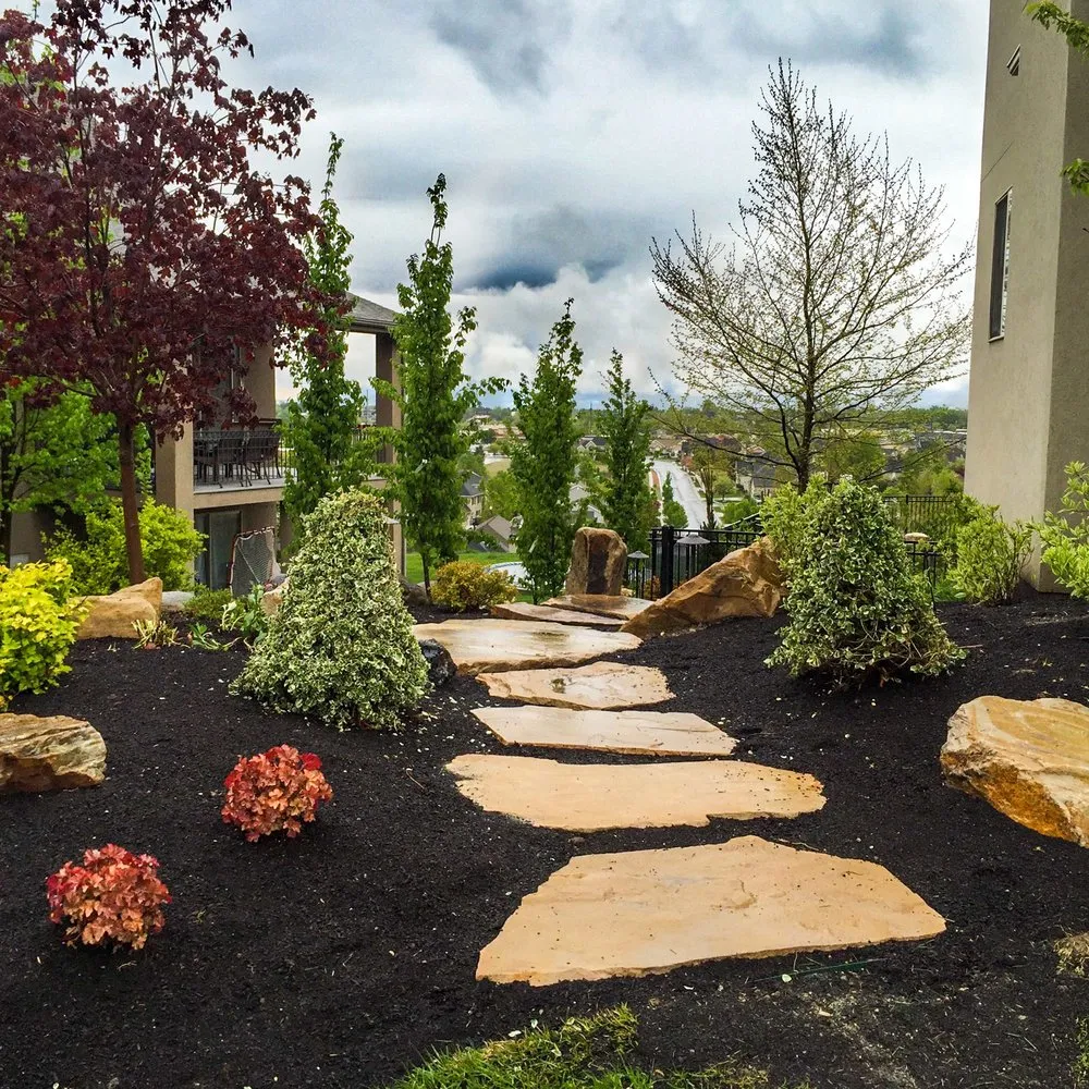 Custom yard maintenance in Sandy, UT by Mott's Landscaping and Maintenance