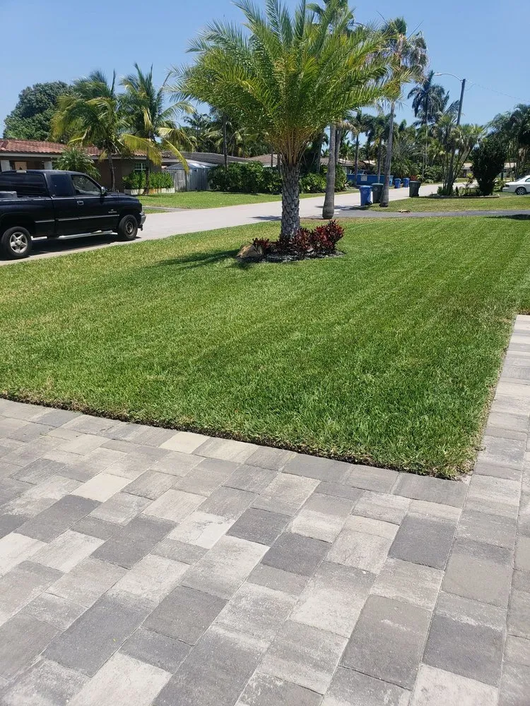 Expert lawn mowing service in Pompano Beach, FL by Mott's Landscaping and Tree service