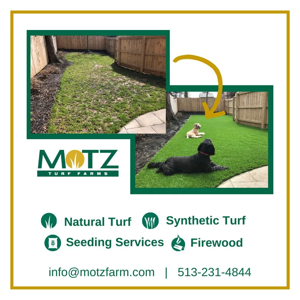 Custom garden landscaping in Cincinnati, OH by Motz Turf Farms