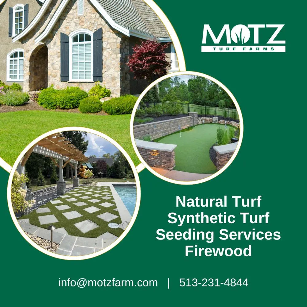 Affordable landscape design in Cincinnati, OH by Motz Turf Farms