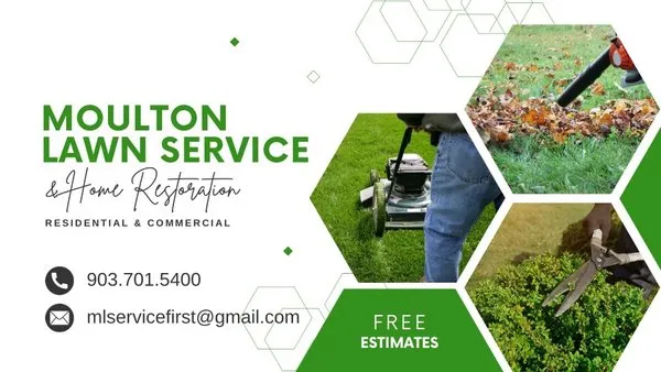 Moulton Lawn Service & Home Restoration Logo