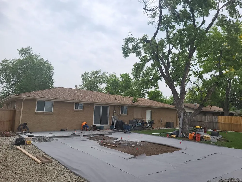 Custom garden landscaping in Denver, CO by Mount Sinai Landscaping & Concrete