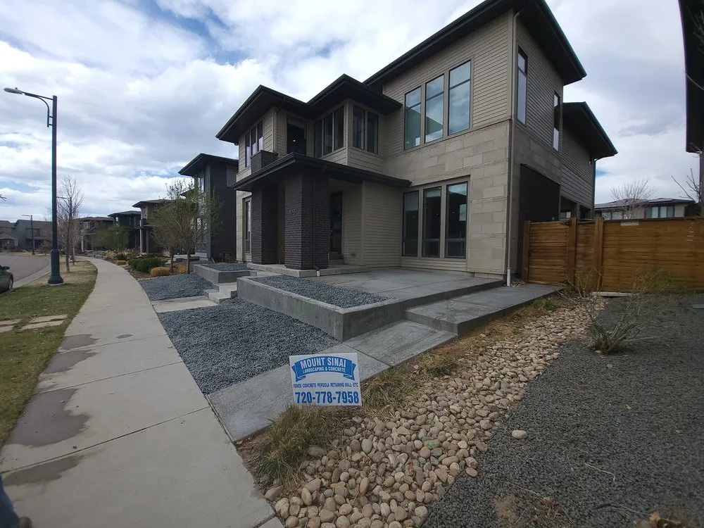 Custom lawn care service experts serving Denver, CO - Mount Sinai Landscaping & Concrete