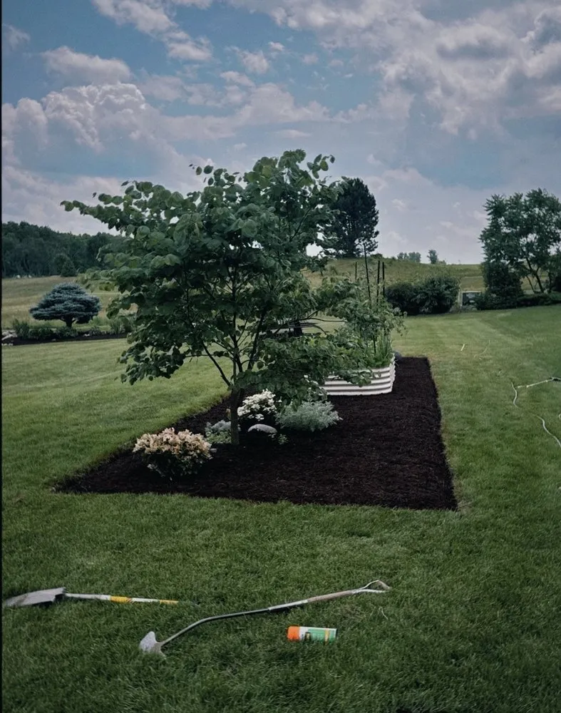 Custom yard maintenance with custom design in Verona, WI by Mount Sinai Landscaping