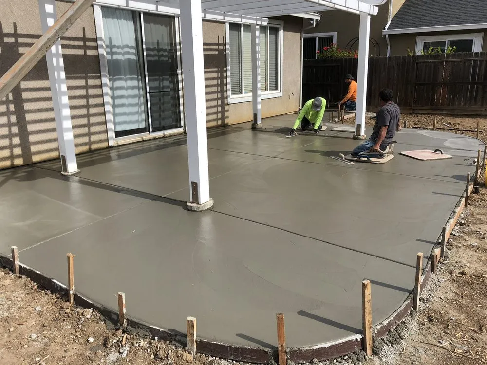 Professional outdoor landscaping with custom design in San Leandro, CA by Mountain Concrete