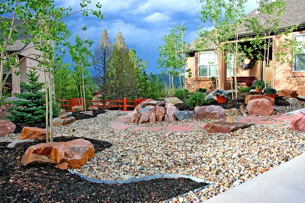 Professional residential landscaping for beautiful yards across Woodland Park, CO - Mountain High Creations