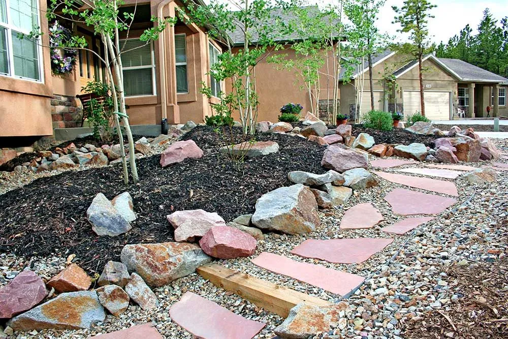 Trusted lawn mowing service in Woodland Park, CO by Mountain High Creations