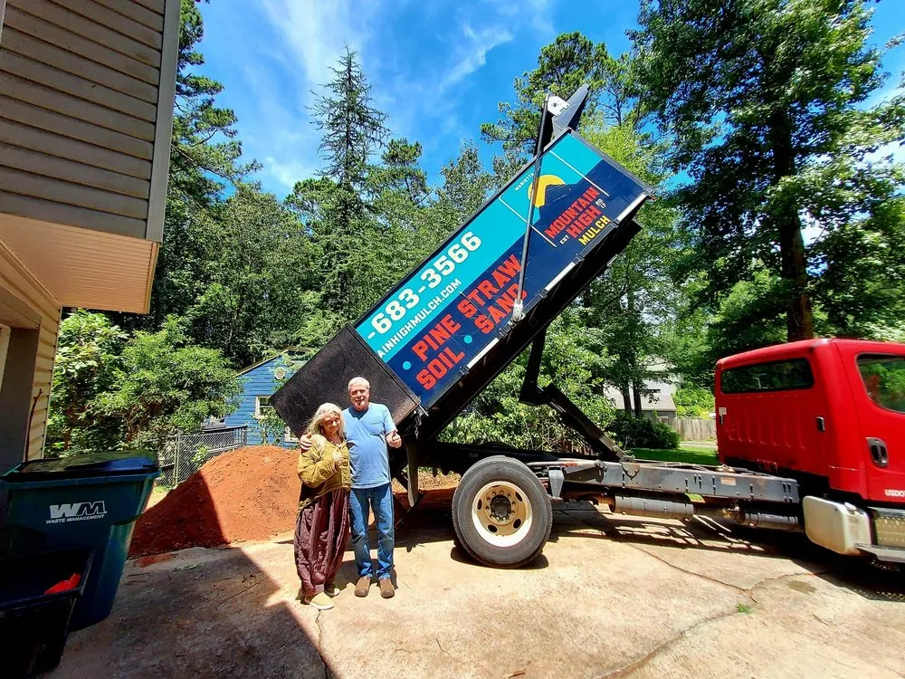 Affordable yard maintenance for year-round maintenance in Atlanta, GA by Mountain High Landscape Supply