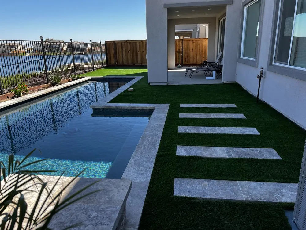 Top-rated outdoor landscaping for year-round maintenance in Tracy, CA by Mountain House Landscaping