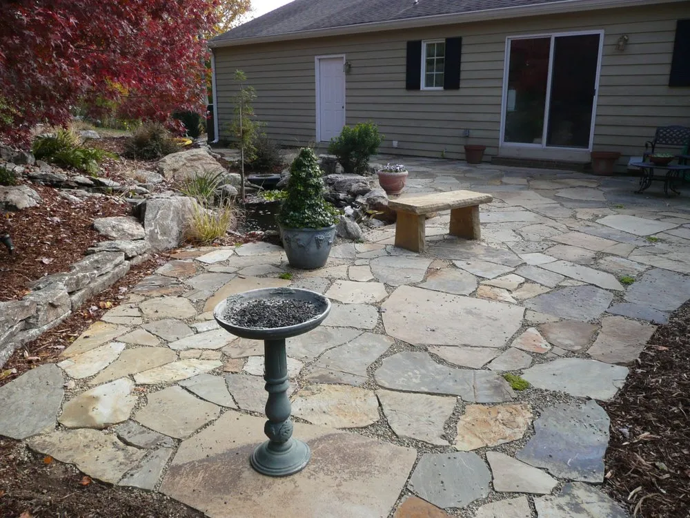 Local landscape installation for year-round maintenance in Swannanoa, NC by Mountain Landscapes