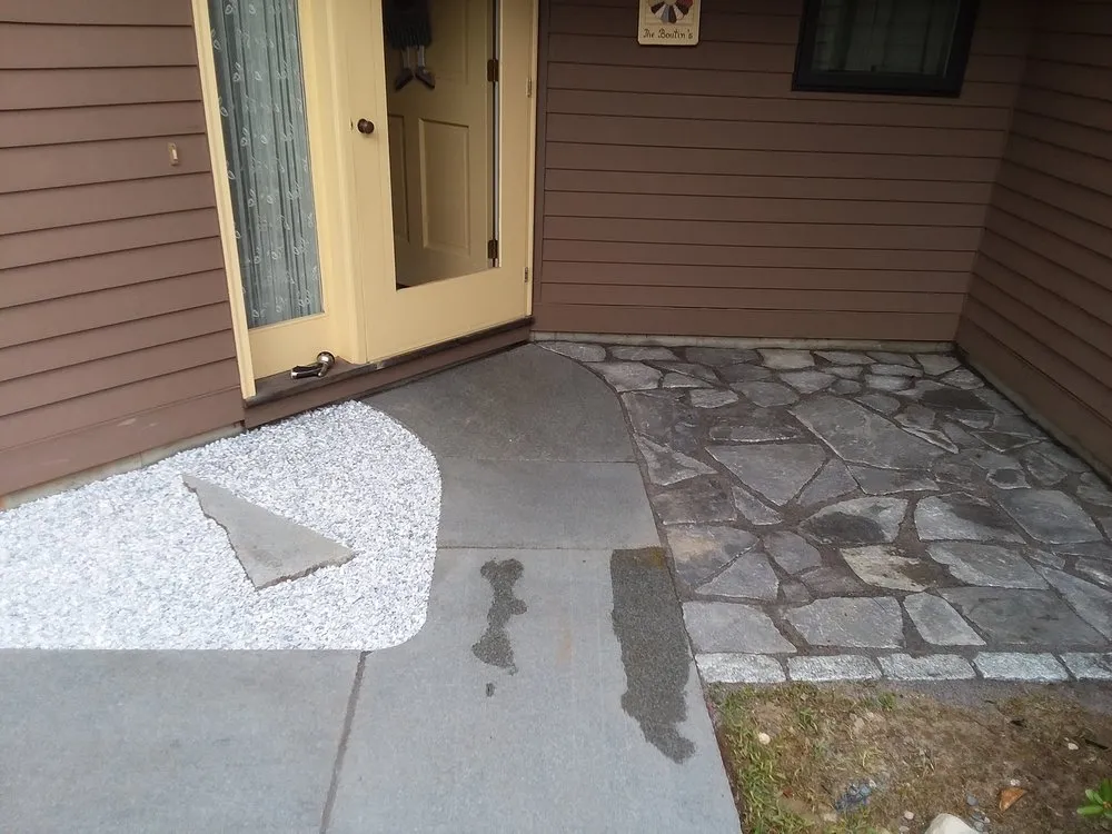 Local residential landscaping with custom design in Dorchester, NH by Mountain Men Services