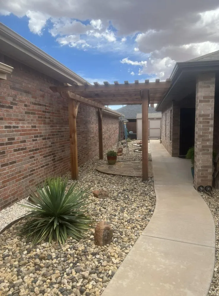 Local landscaping services for year-round maintenance in Lubbock, TX by Mountain Movers Landscape Fence & Tree