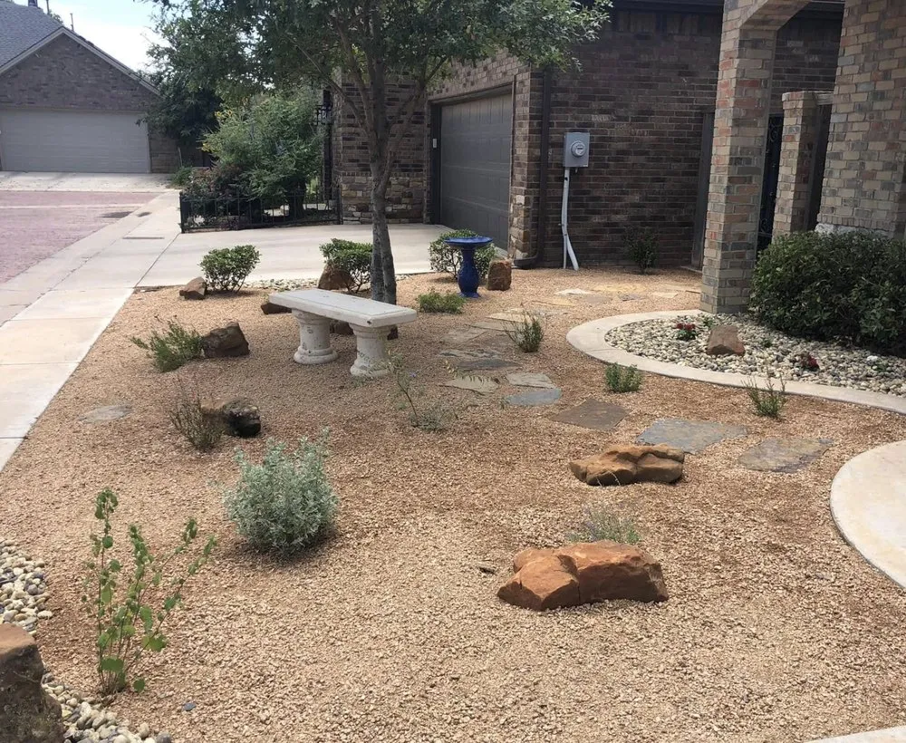 Trusted outdoor landscaping with custom design across Lubbock, TX - Mountain Movers Landscape Fence & Tree