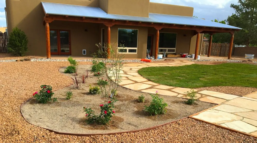 Affordable garden landscaping for year-round maintenance in Rio Rancho, NM by Mountain Paradise Landscaping