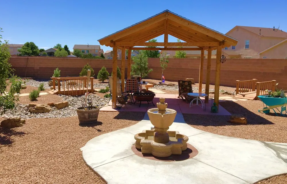 Affordable residential landscaping for year-round maintenance across Rio Rancho, NM - Mountain Paradise Landscaping