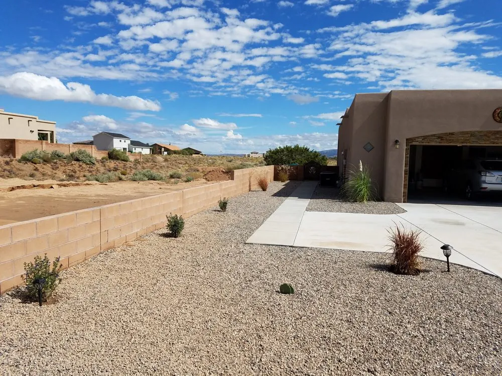 Custom outdoor landscaping for homes across Rio Rancho, NM - Mountain Paradise Landscaping