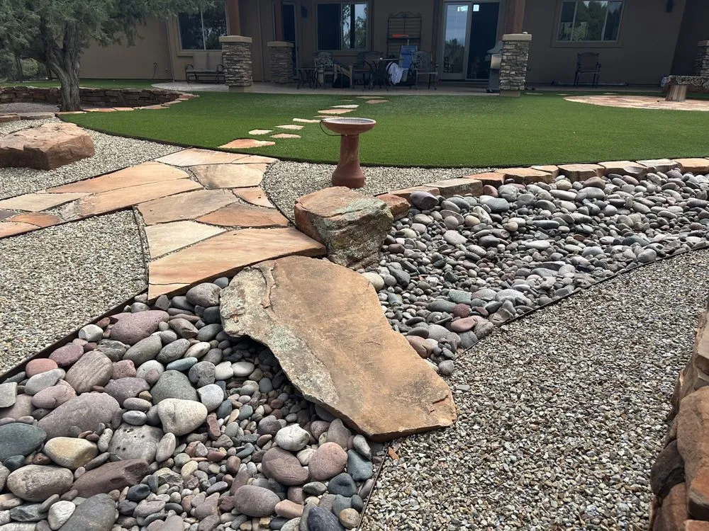 Professional outdoor landscaping in Prescott Valley, AZ by Mountain Paving