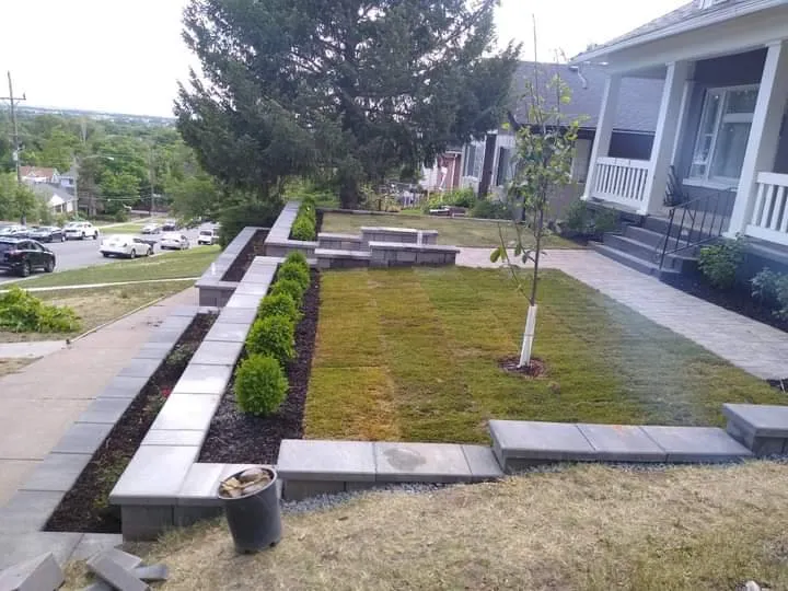 Professional landscape installation for beautiful yards in Salt Lake City, UT by Mountain Peaks Landscaping