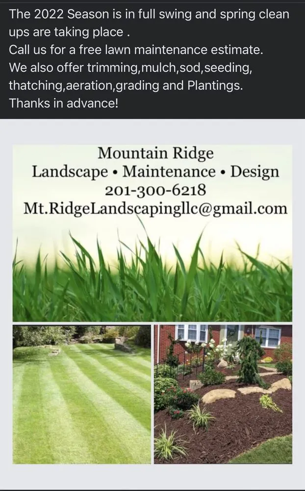 Custom lawn mowing service in Elmwood Park, NJ by Mountain Ridge Landscaping Maintenance & Design