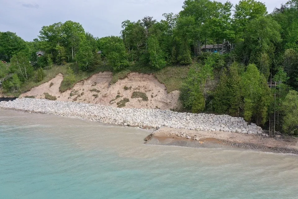 Professional yard maintenance in Brimley, MI by Mountain Stone