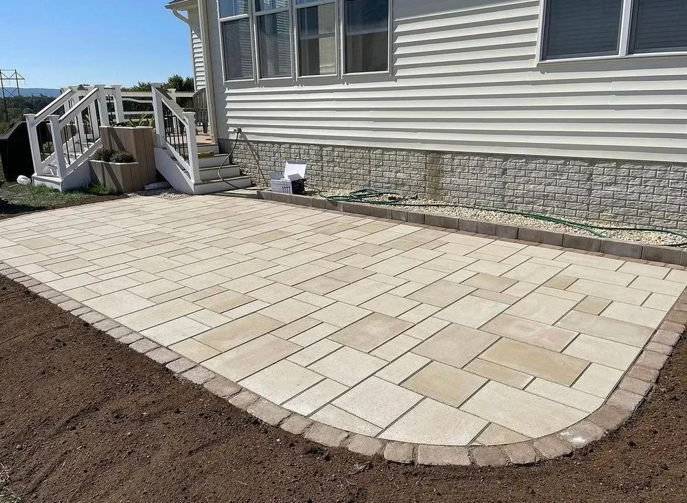 Professional landscape installation in Martinsburg, WV by Mountain Strong Landscaping