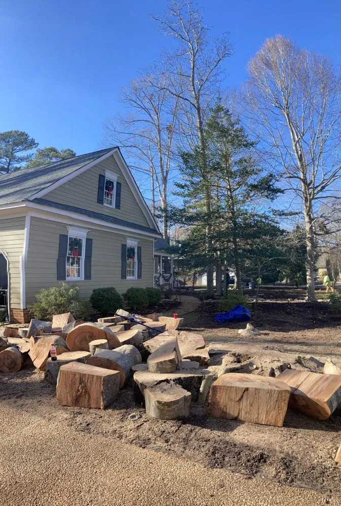 Expert residential landscaping in Yorktown, VA by Mountain To Sea Tree Service