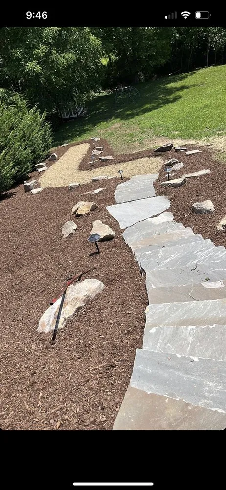 Professional lawn mowing service near you in Hendersonville, NC by Mountain Top Landscaping