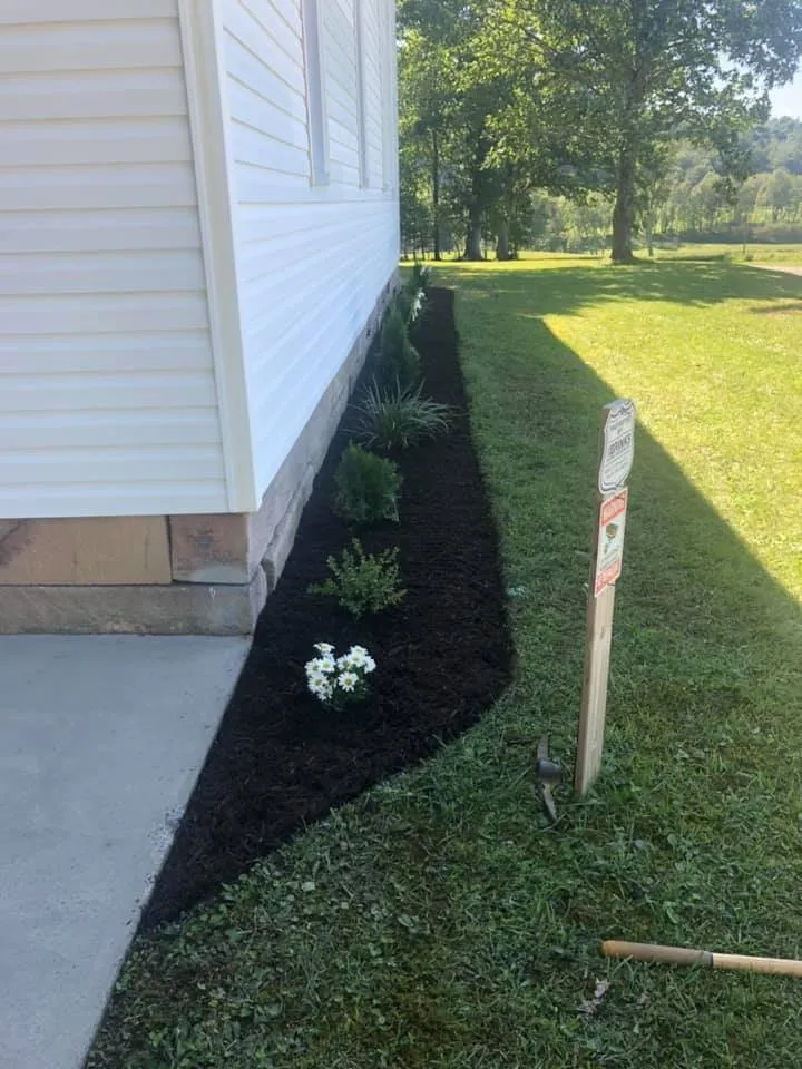 Custom garden landscaping for residential properties in Morgantown, WV by Mountain Top Landscaping