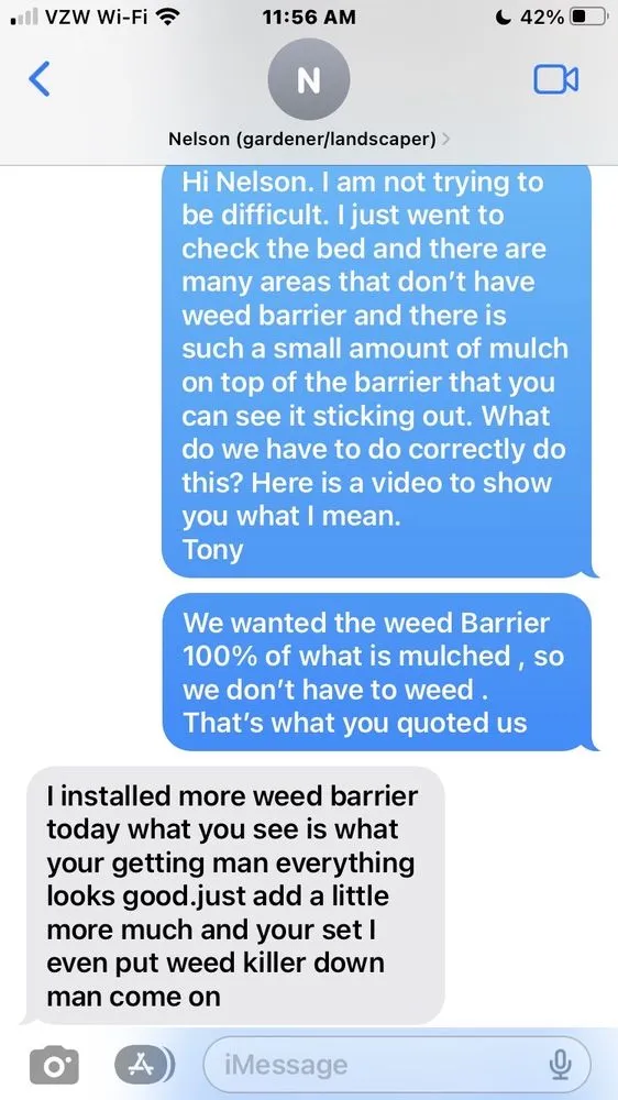 Professional yard cleanup service in Fredericksburg, VA by Mountain Valley Landscaping