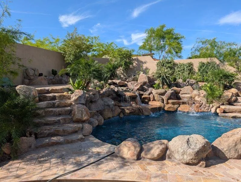 Custom residential landscaping in Phoenix, AZ by Mountain Valley Landscaping