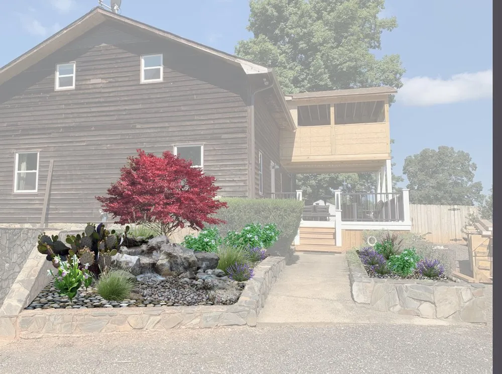 Custom outdoor landscaping in Elizabethton, TN by MountainScapes of Appalachia