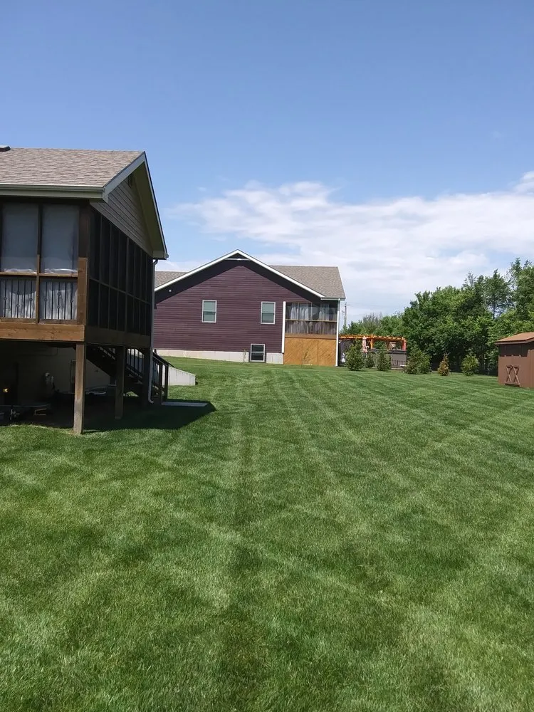 Affordable yard cleanup service with custom design in Manhattan, KS by Mountainside Landscape