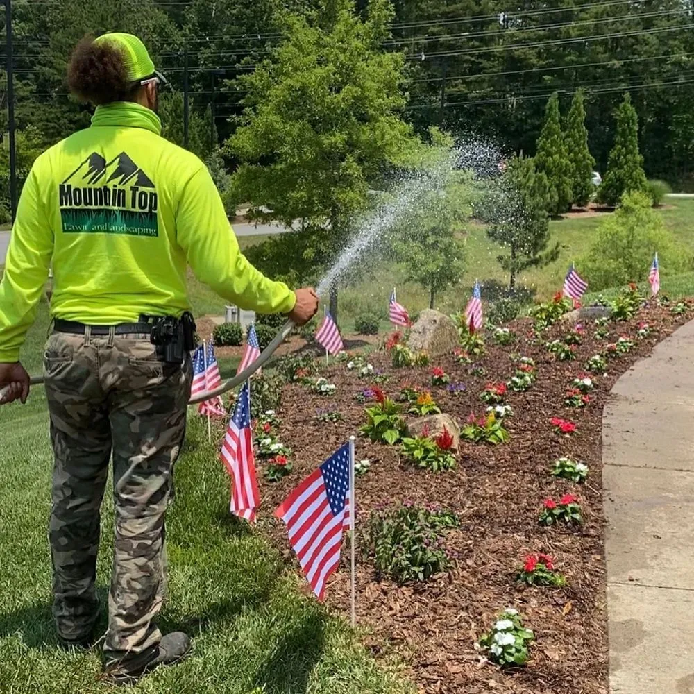 Professional landscape design in Asheville, NC by Mountaintop Lawn and Landscaping