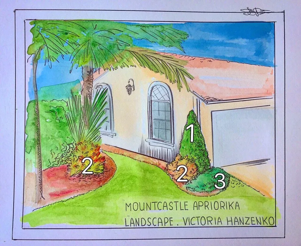 Affordable residential landscaping in Boca Raton, FL by Mountcastle Apriorika landscape