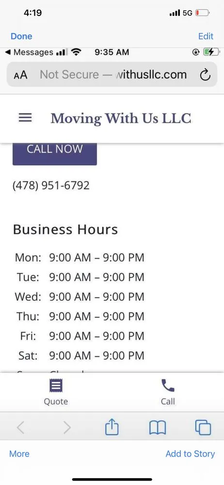 Local residential landscaping in Warner Robins, GA by Moving With Us