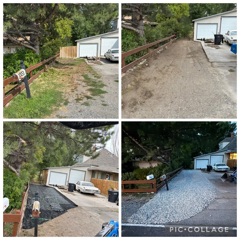 Custom garden landscaping for beautiful yards in Hyde Park, UT by Mow & Go Tractor Co