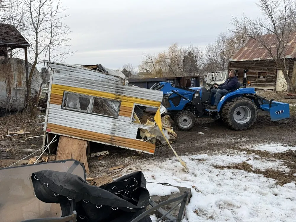 Local landscape installation in Hyde Park, UT - Mow & Go Tractor Co