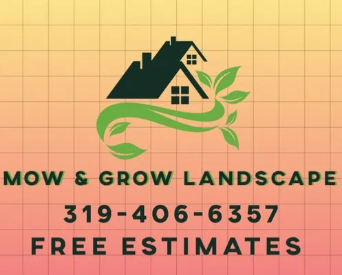 Mow & Grow Landscape Logo