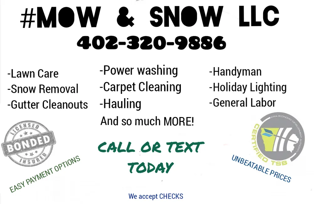 Custom outdoor landscaping in Council Bluffs, IA - Mow & Snow