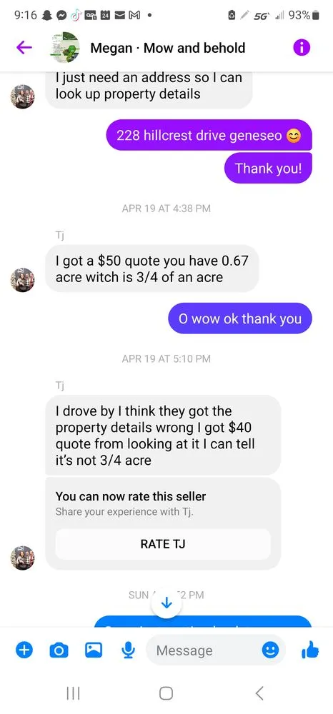 Affordable lawn mowing service in Geneseo, IL by Mow and Behold