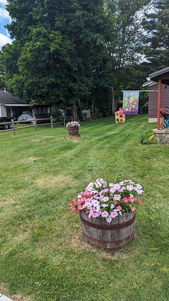 Custom residential landscaping with custom design across Bath, NY - Mow and Go Lawn Care