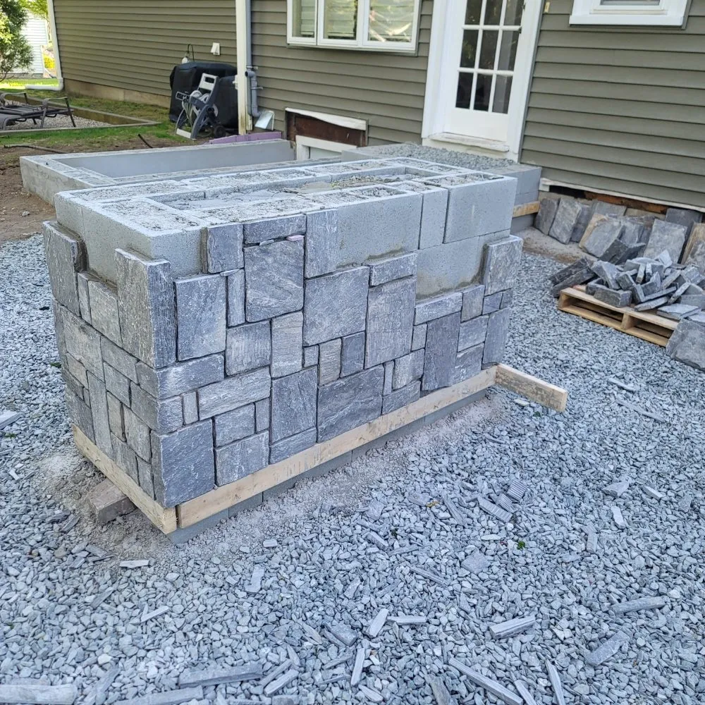 Custom lawn mowing service with custom design across Framingham, MA - Mow and Grow Lawn Services