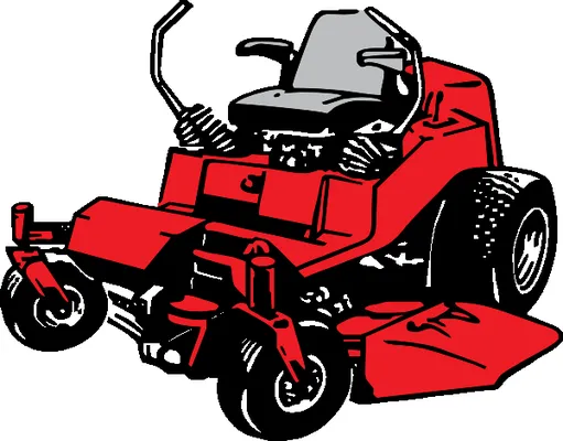 Mow and Snow Man Logo