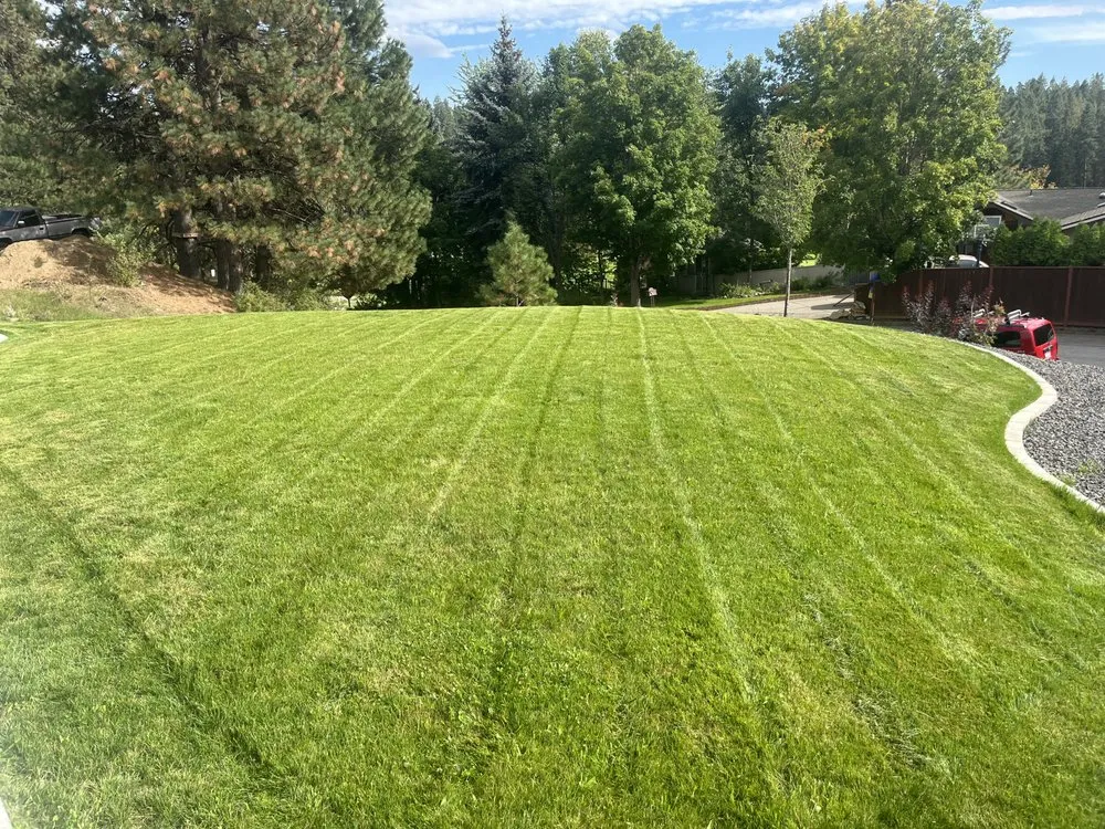 Professional outdoor landscaping in Coeur d'Alene, ID by Mow Bros