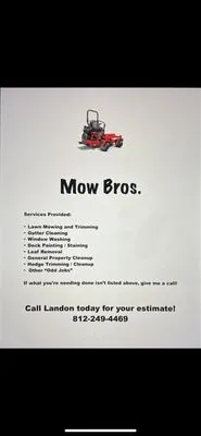 Mow Bros. Logo