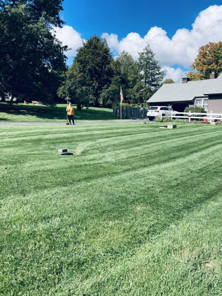 Professional lawn mowing service in Barberton, OH by Mow by Faith Lawn Care