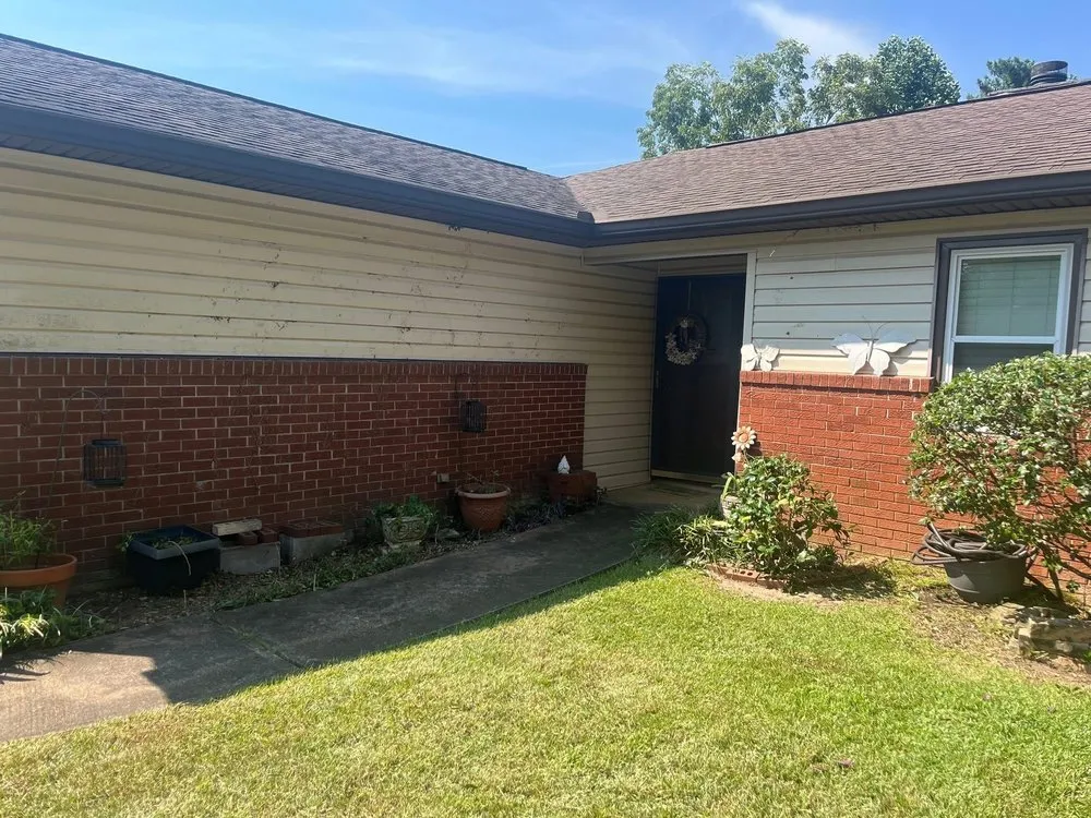 Custom landscape design in Warner Robins, GA by Mow Care Landscaping